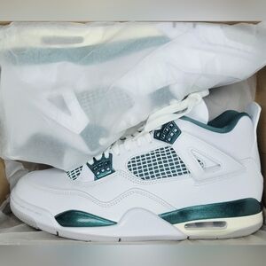 Nike Air Jordan 4 Retro "Oxidized Green" Sz 8.5 Men B-Grade NIB